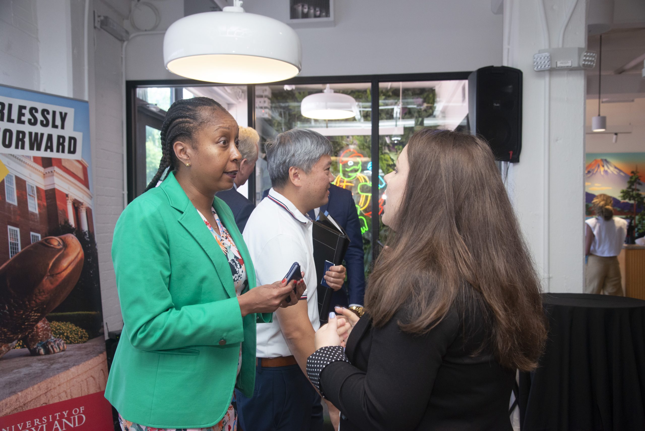 Program partners meeting Maryland business owners