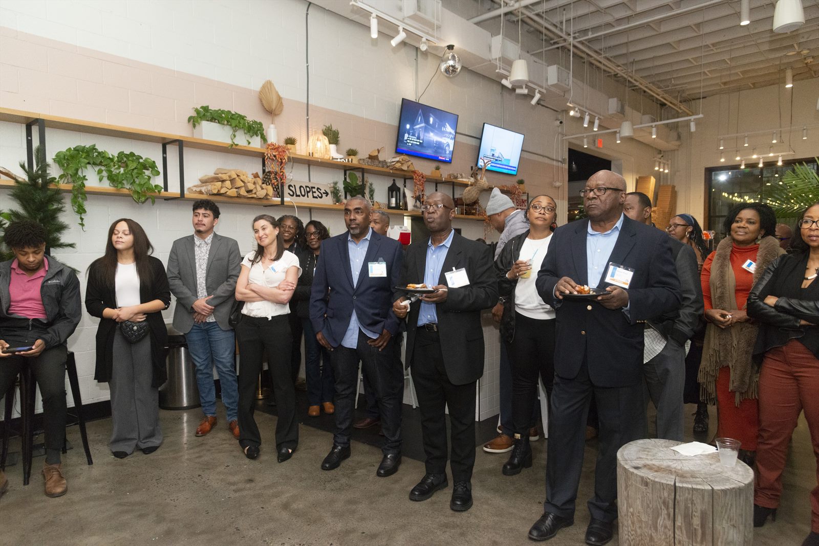 Attendees at an MBOC community event